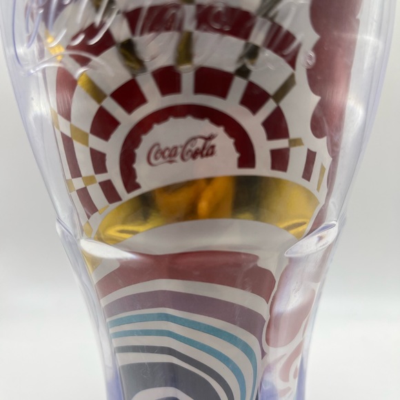 ROYAL CARIBBEAN CRUISE COCA COLA INSULATED TUMBLERS. 7.5” tall - Picture 2 of 9